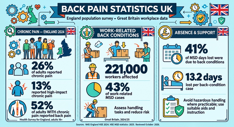 Back Pain Statistics UK 2026: Facts, Data & Insights