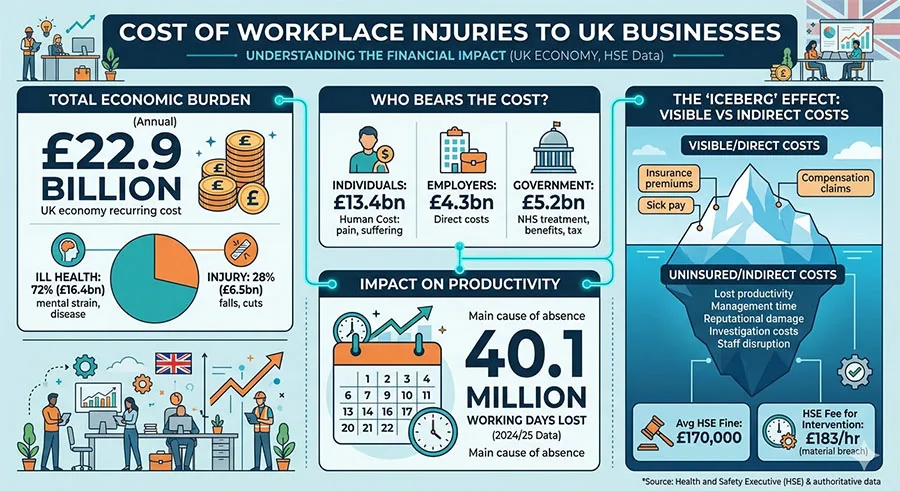Cost of Workplace Injuries to UK Businesses 2026