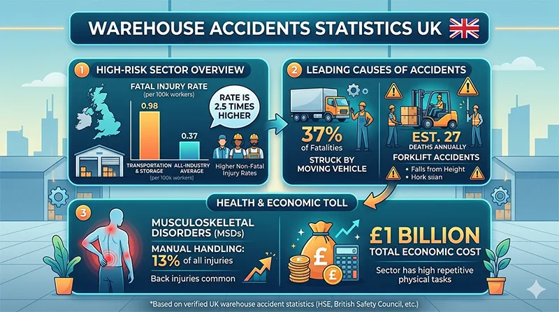 Warehouse Accidents Statistics UK 2026